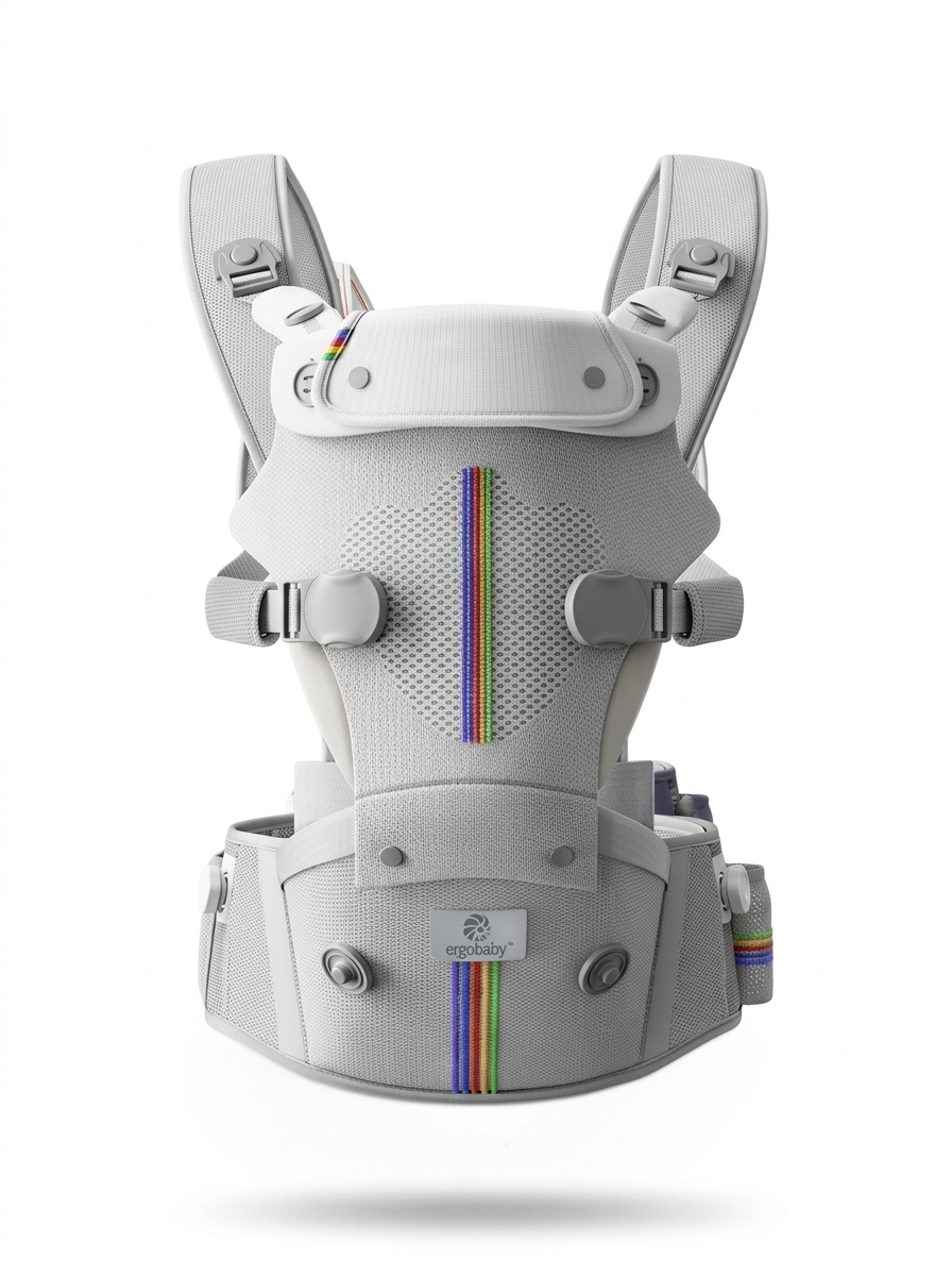 Ergonomic Baby Carrier & Hip Seat - Adjustable, Breathable