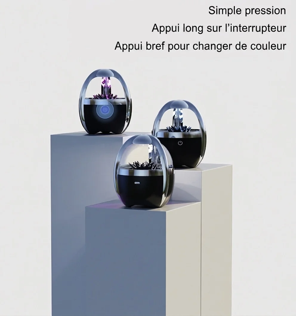 Enceinte Bluetooth à ferrofluide - Son portable et immersif