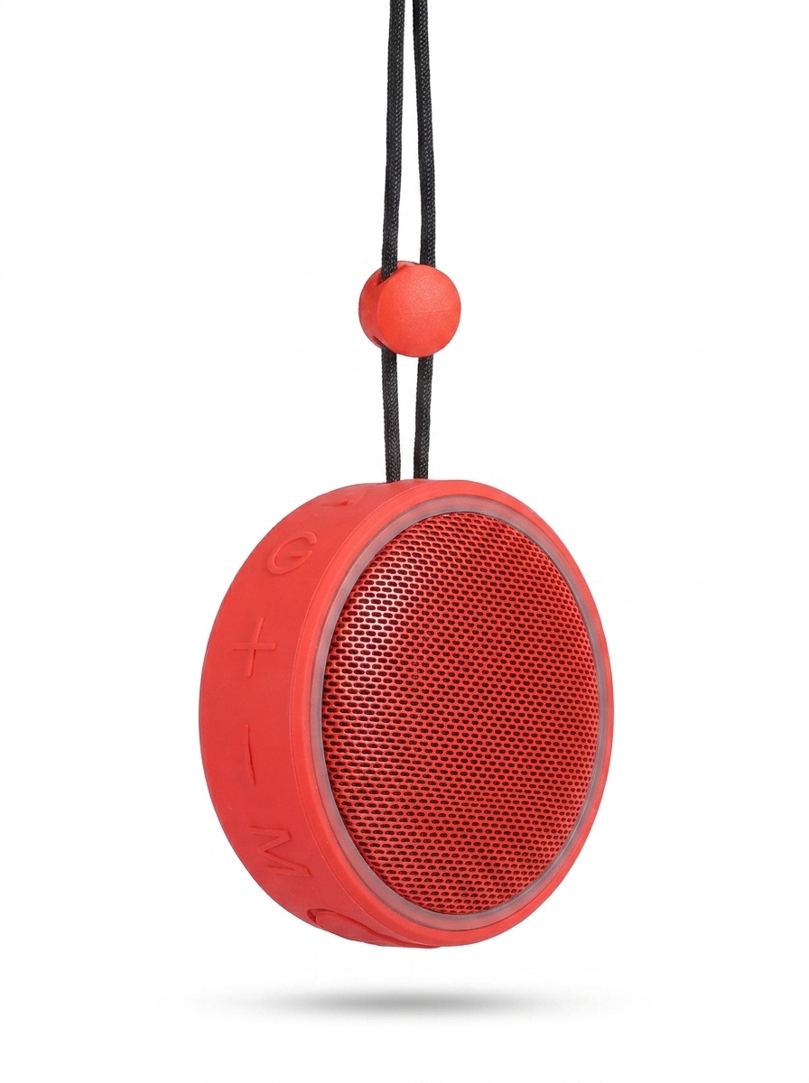 Portable Bluetooth Speaker with RGB Lights & Carry Strap