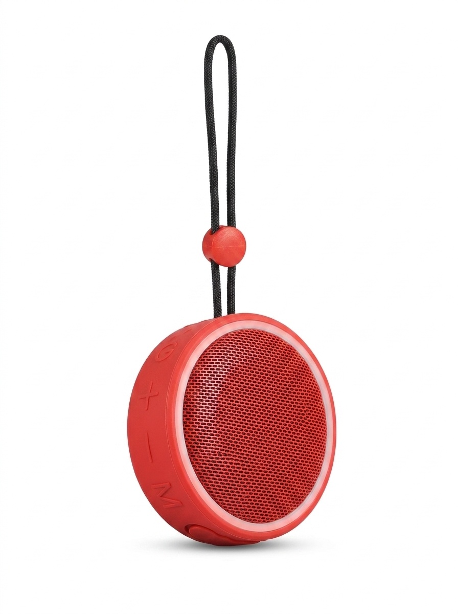 Portable Bluetooth Speaker with RGB Lights & Carry Strap (Magnetic Model)