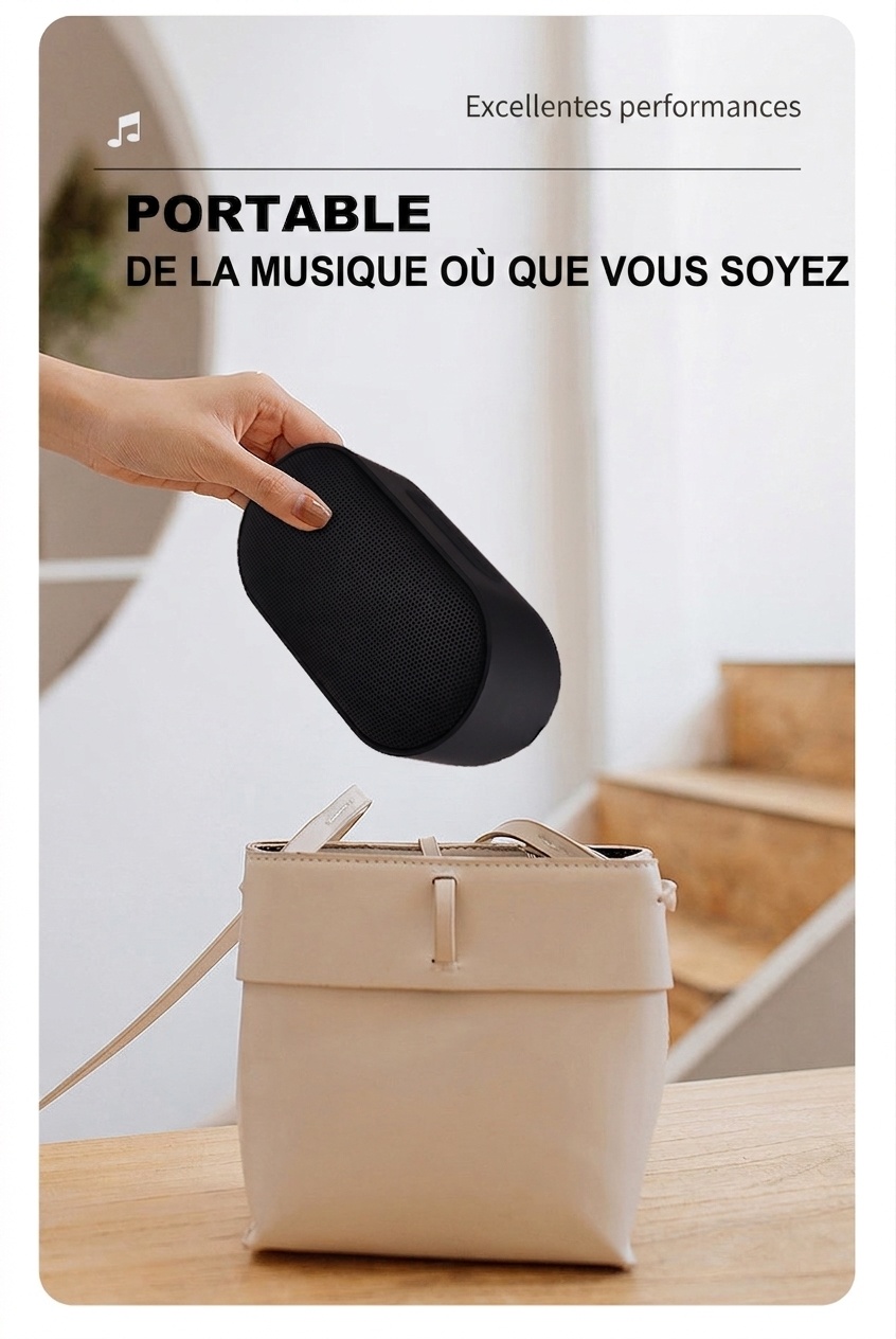 Enceinte Bluetooth portable - Étanche IPX6 pour une utilisation en extérieur
