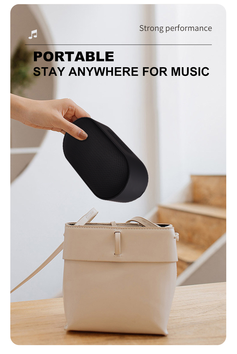 Portable Bluetooth Speaker - IPX6 Waterproof Outdoor Sound