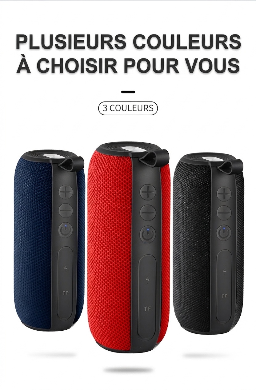 Enceinte Bluetooth portable puissante - Son extérieur étanche