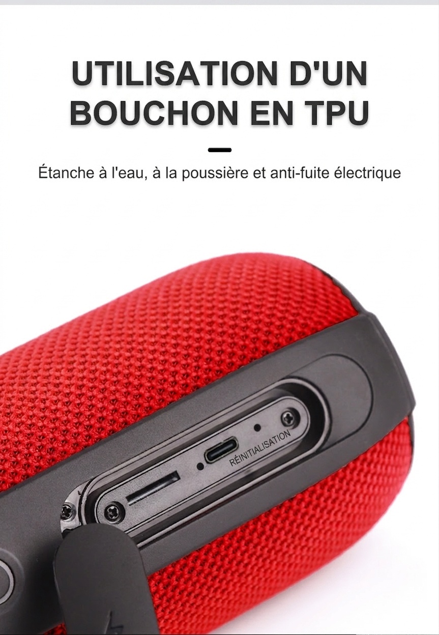 Enceinte Bluetooth portable puissante - Son extérieur étanche