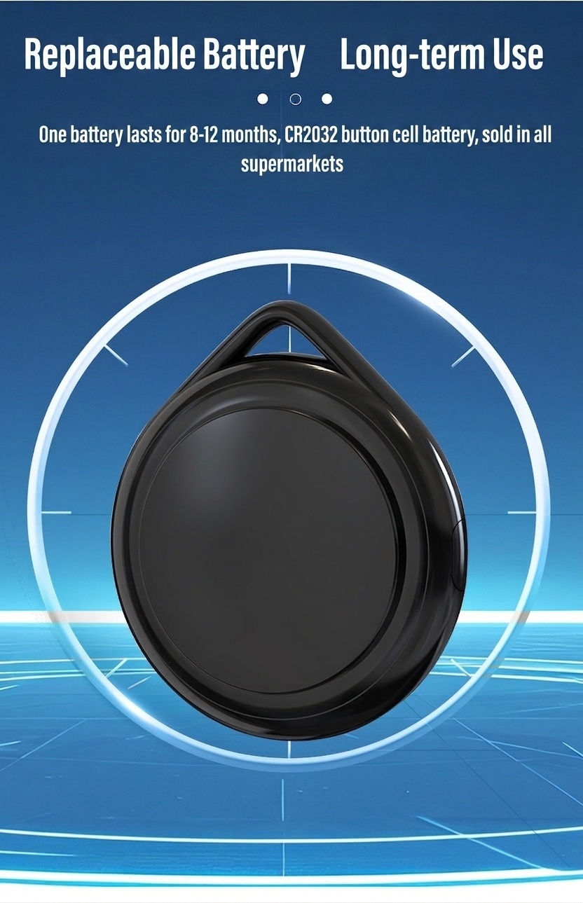 Localizador inteligente Apple Find My, dispositivo GPS antipérdida para objetos de valor, llaves y bolsos, localización global de precisión, resistente al agua, batería de 8 a 12 meses de duración.
