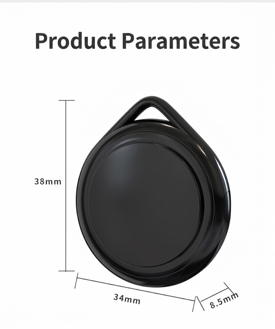Localizador inteligente Apple Find My, dispositivo GPS antipérdida para objetos de valor, llaves y bolsos, localización global de precisión, resistente al agua, batería de 8 a 12 meses de duración.