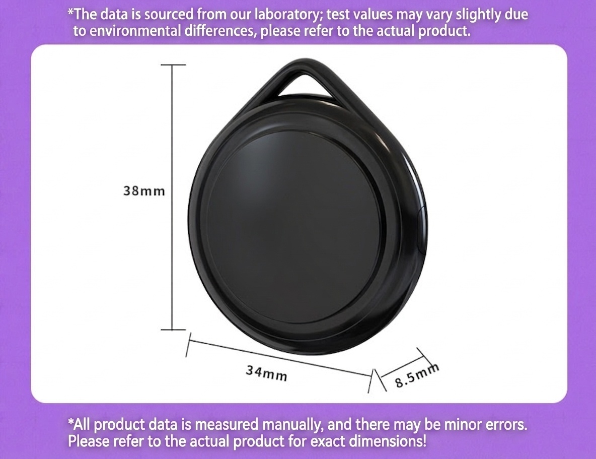 Localizador inteligente Apple Find My, dispositivo GPS antipérdida para objetos de valor, llaves y bolsos, localización global de precisión, resistente al agua, batería de 8 a 12 meses de duración.