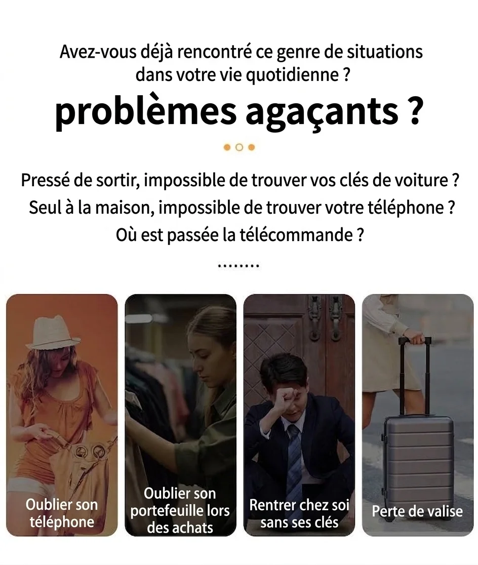 Traceur anti-perte intelligent MVTAG, localisateur GPS compatible avec la fonction « Localiser mon appareil », étanche IP67, pile remplaçable d'une durée de vie d'un an pour clés et sacs.