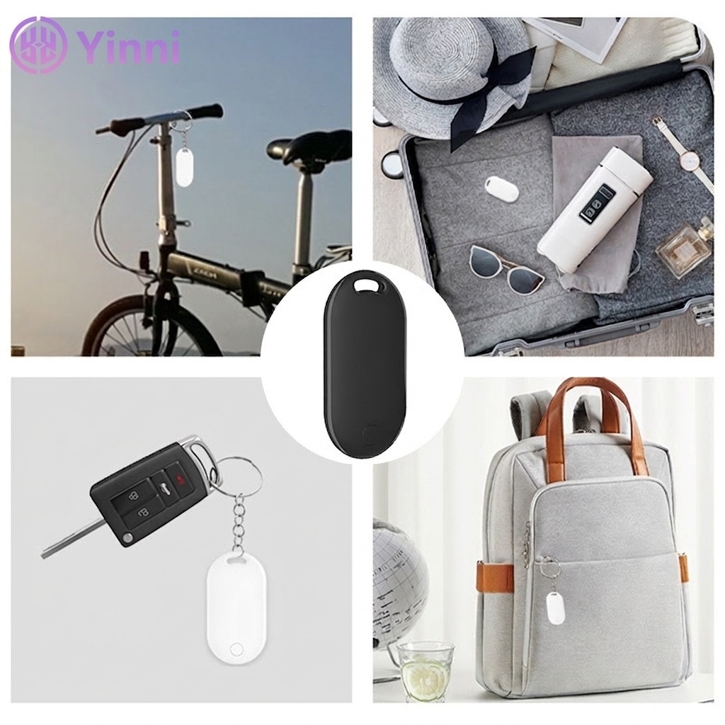 Smart Mini GPS Tracker, Find My Network Anti-Lost Device for Keys, Bags, Pets, IPX5 Water Resistant, Long Battery Life