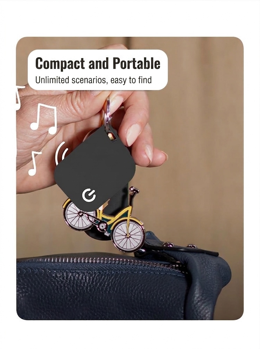 MFI Certified Smart Card Tracker for Apple Find My, Ultra-Slim Wallet & Key Finder, IP68 Waterproof, Wireless Charging