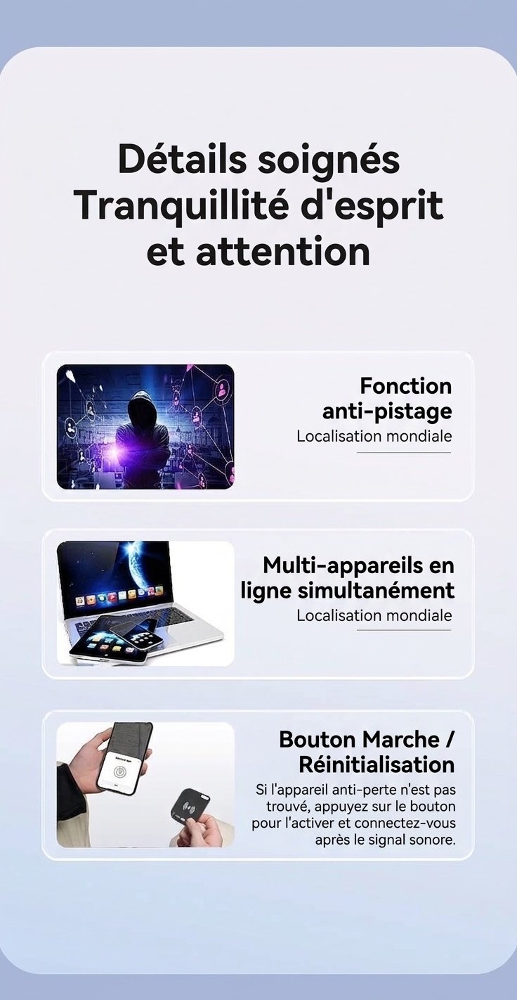Traceur de carte à puce certifié MFi pour Apple Localiser, portefeuille et porte-clés ultra-fin, étanche IP68, chargement sans fil
