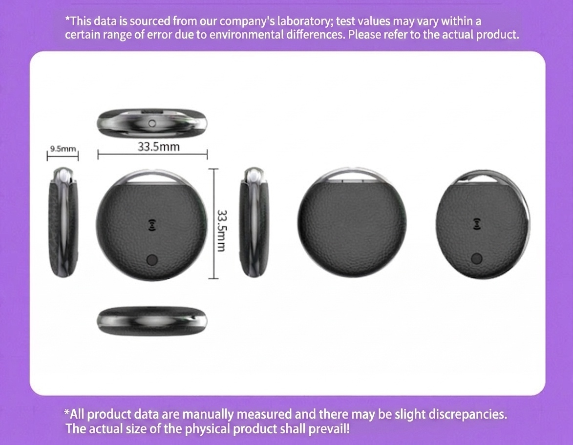 Localizador inteligente Apple Find My, dispositivo GPS global antipérdida para llaves, bolsos y mascotas, resistente al agua IP68, batería con duración de 365 días.
