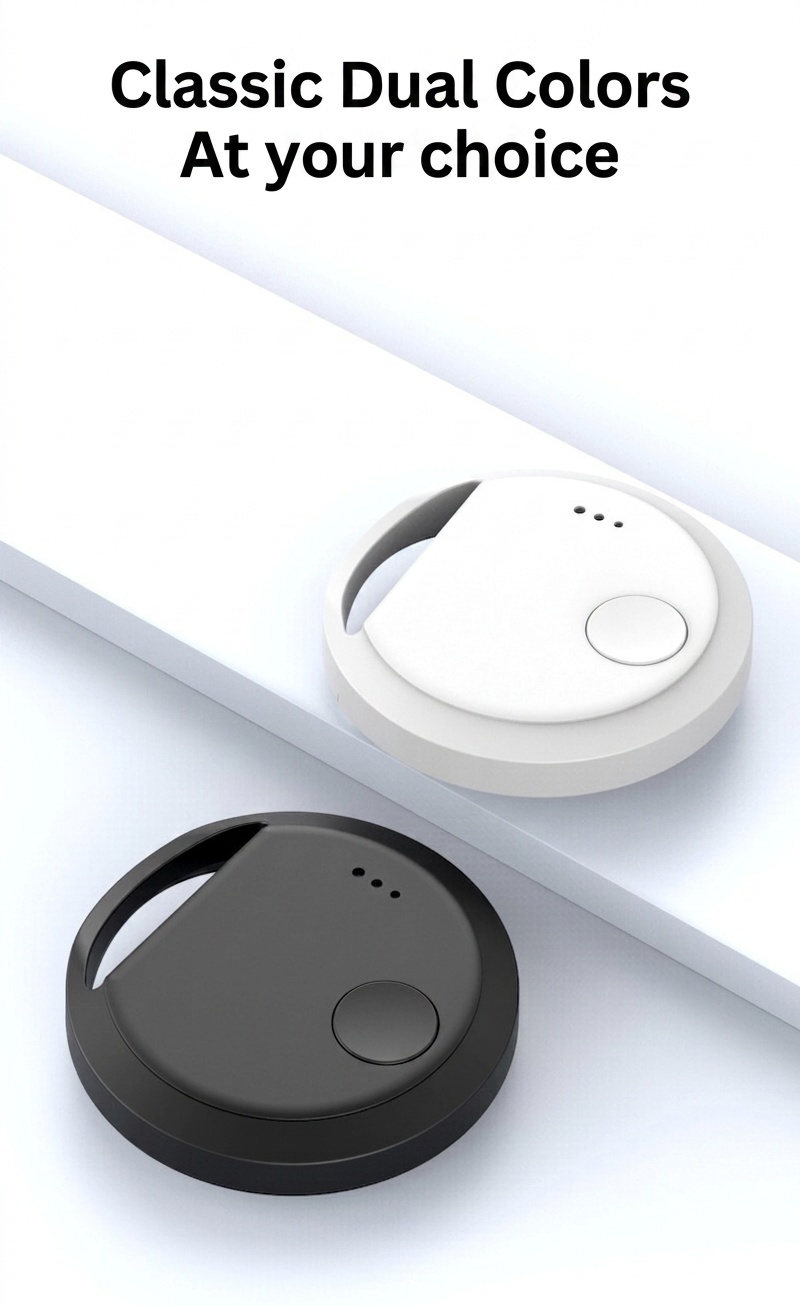 Apple Find My Compatible Smart Tracker, Global GPS Item Finder & Locator, Anti-Lost Device with Instant Alerts, 365-Day Battery Life, Compact Design
