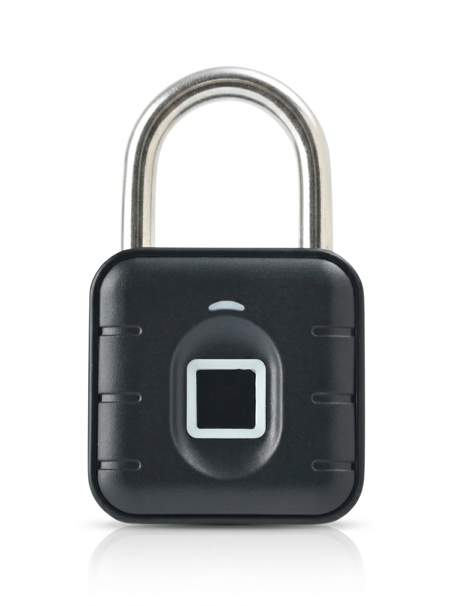 Heavy Duty Smart Fingerprint Padlock, Bluetooth App Unlock, IP67 Waterproof Security Lock with 304 Stainless Steel Shackle, 12-Month Battery Life