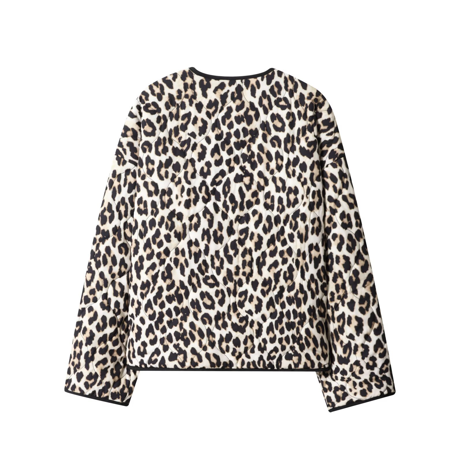 Snake Print Button Down Long Sleeve Jacket KUN-00295