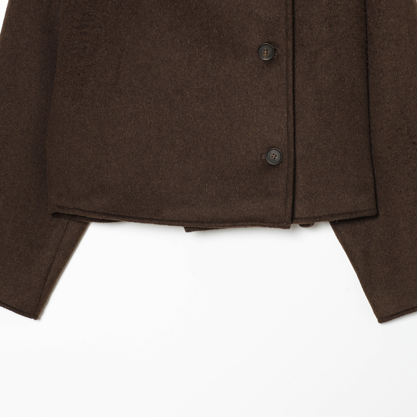 Veste à manches longues souple à double boutonnage pour femme KUN-00051