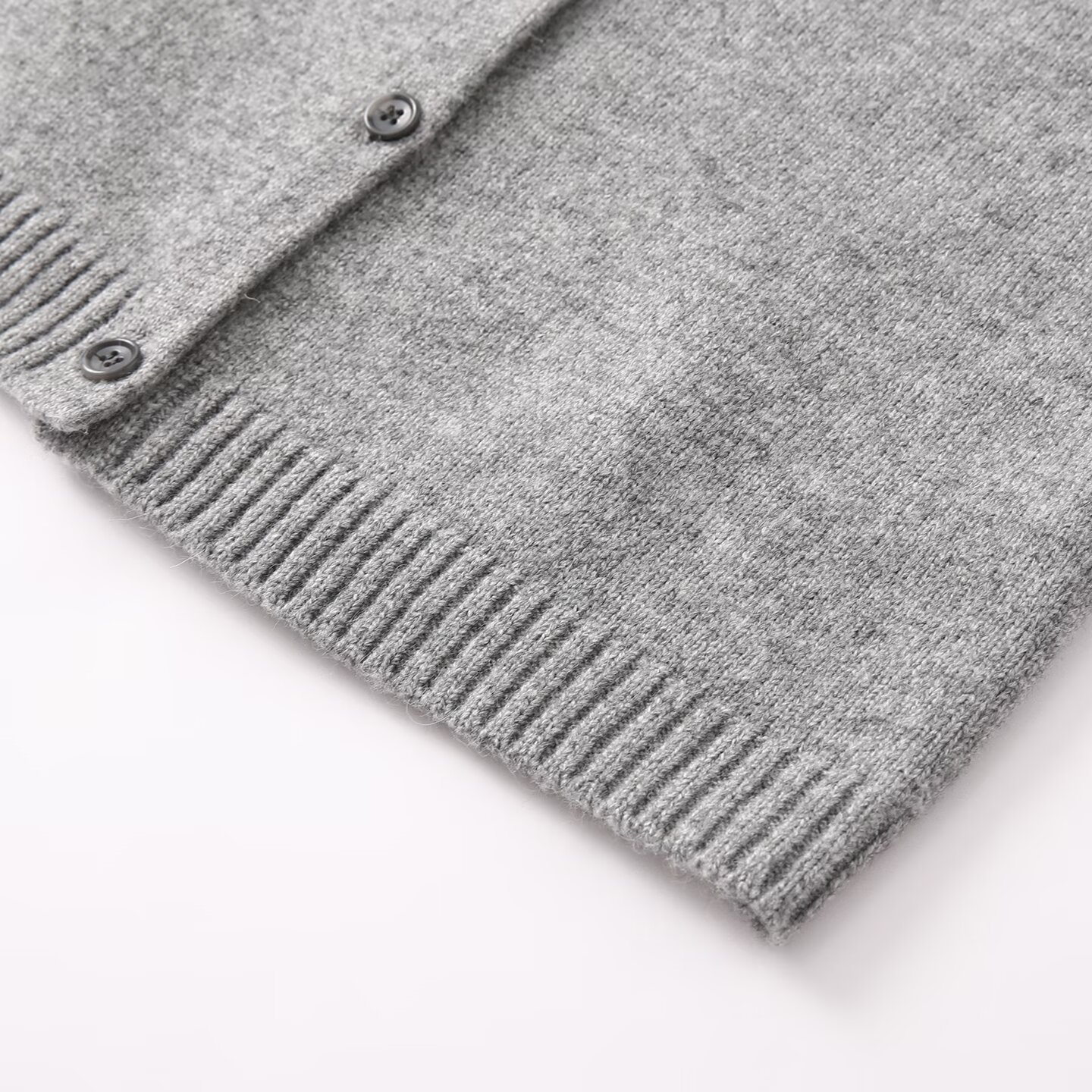 Chaleco de punto sin mangas con cuello redondo, suave y casual KUN-00039