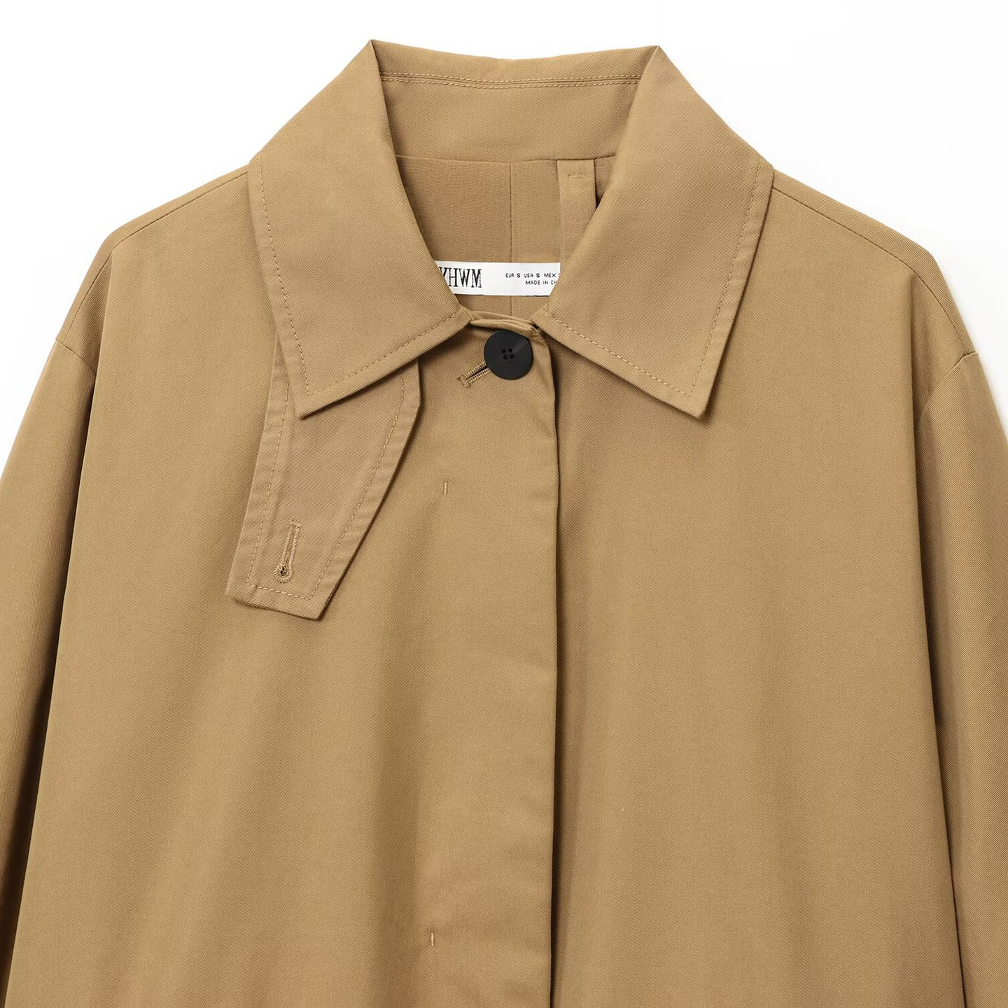 Parka corta para mujer con cintura ajustable KUN-00124