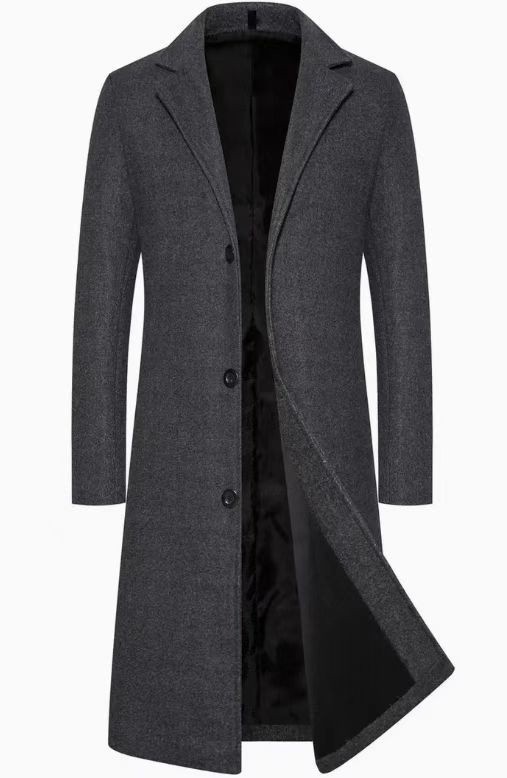 Men's Slim Fit Business & Professioinal Trench Coat