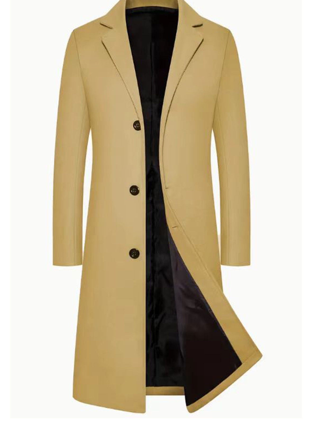 Men's Slim Fit Business & Professioinal Trench Coat