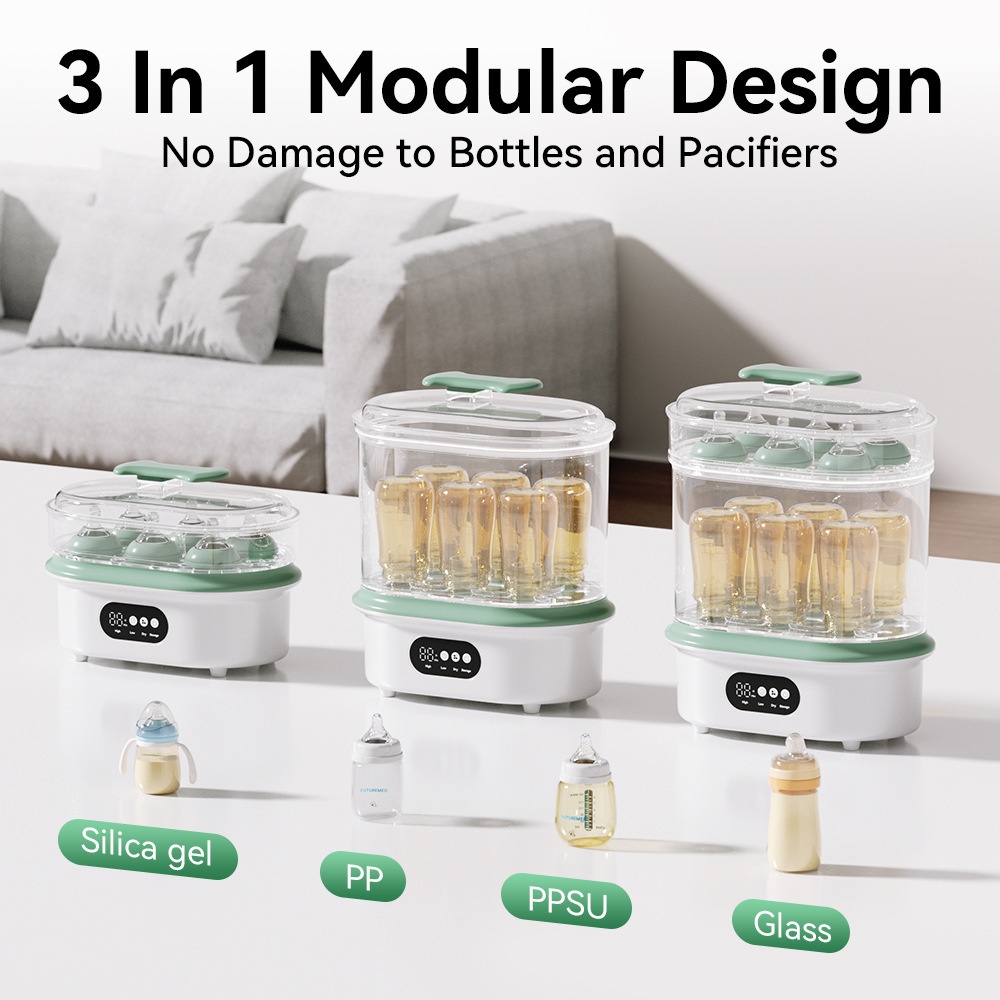 6-in-1 Baby Bottle Sterilizer and Dryer with HEPA Filter