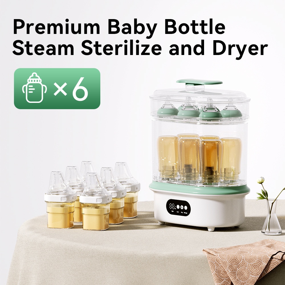 6-in-1 Baby Bottle Sterilizer and Dryer with HEPA Filter