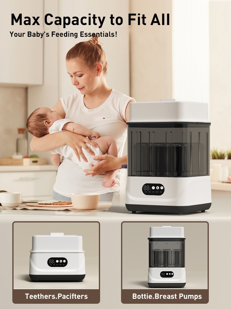 5-in-1 Baby Bottle Sterilizer & Dryer - 72H Storage