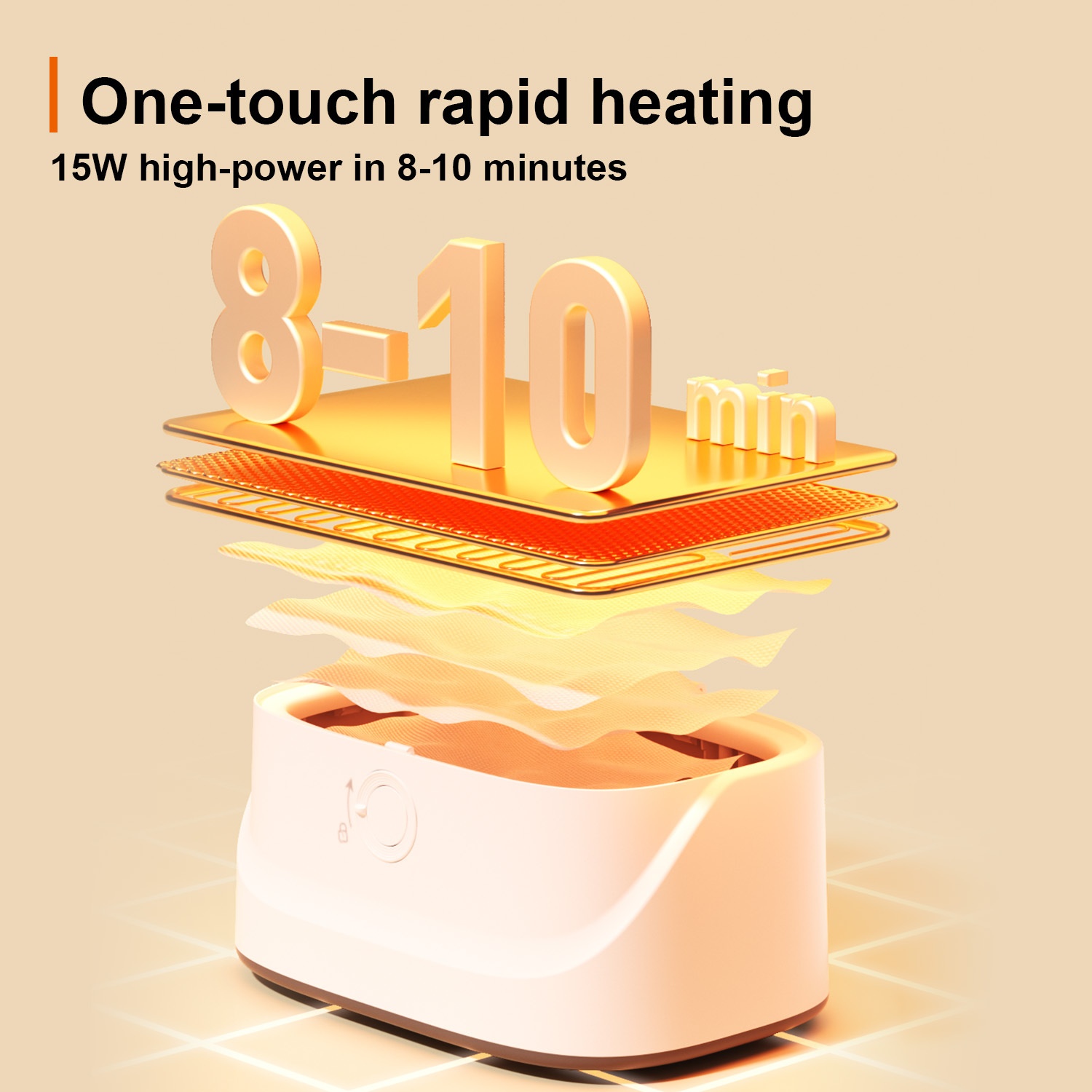 Smart Baby Wipe Warmer with LED Touch Screen & Night Light