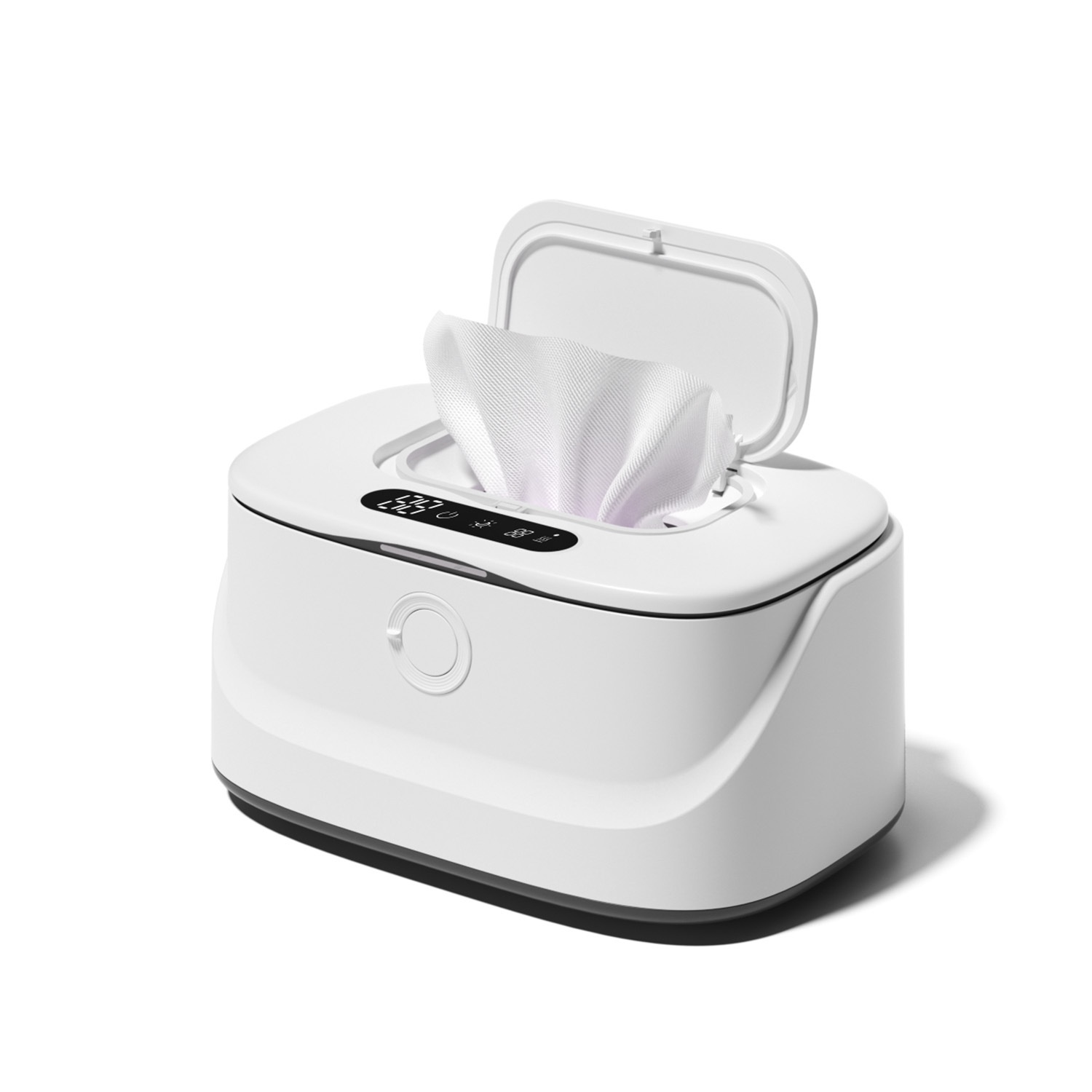 Smart Baby Wipe Warmer with LED Touch Screen & Night Light