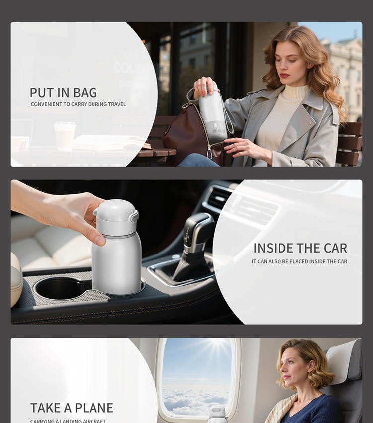 Portable Intelligent Constant Temperature Baby Milk Warmer