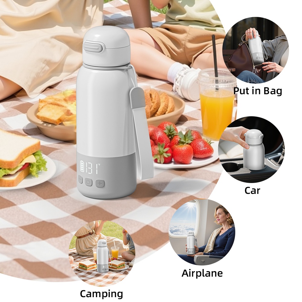 Portable Intelligent Constant Temperature Baby Milk Warmer