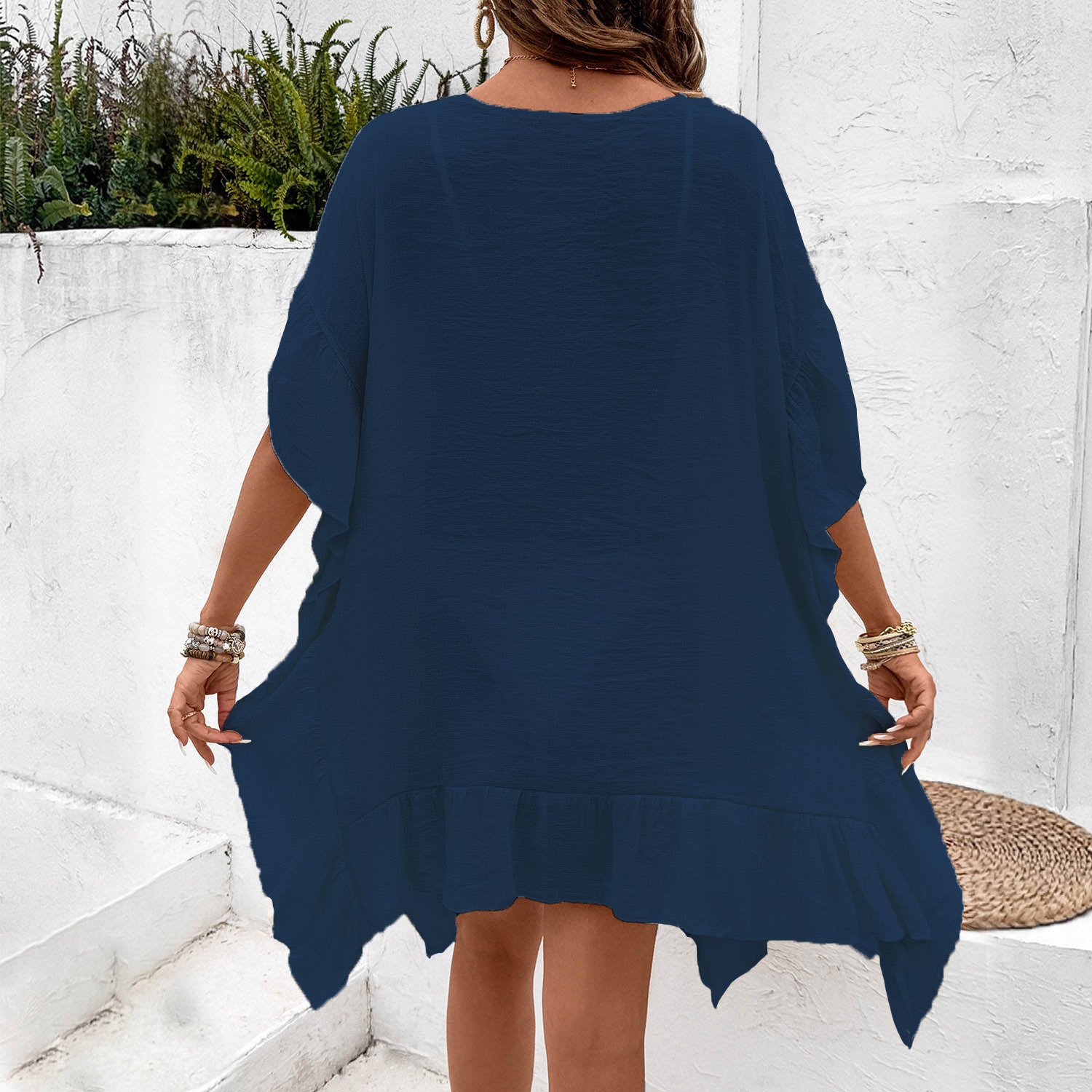 Women's Crochet Lace Beach Cover Up Dress