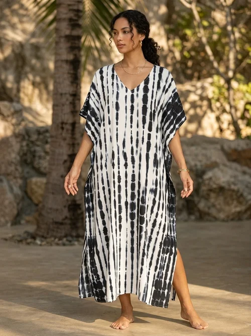 tie dye beach cover up dress Boho Maxi Dress Peach / Beach Cover up / Summer Tie Dye Dress