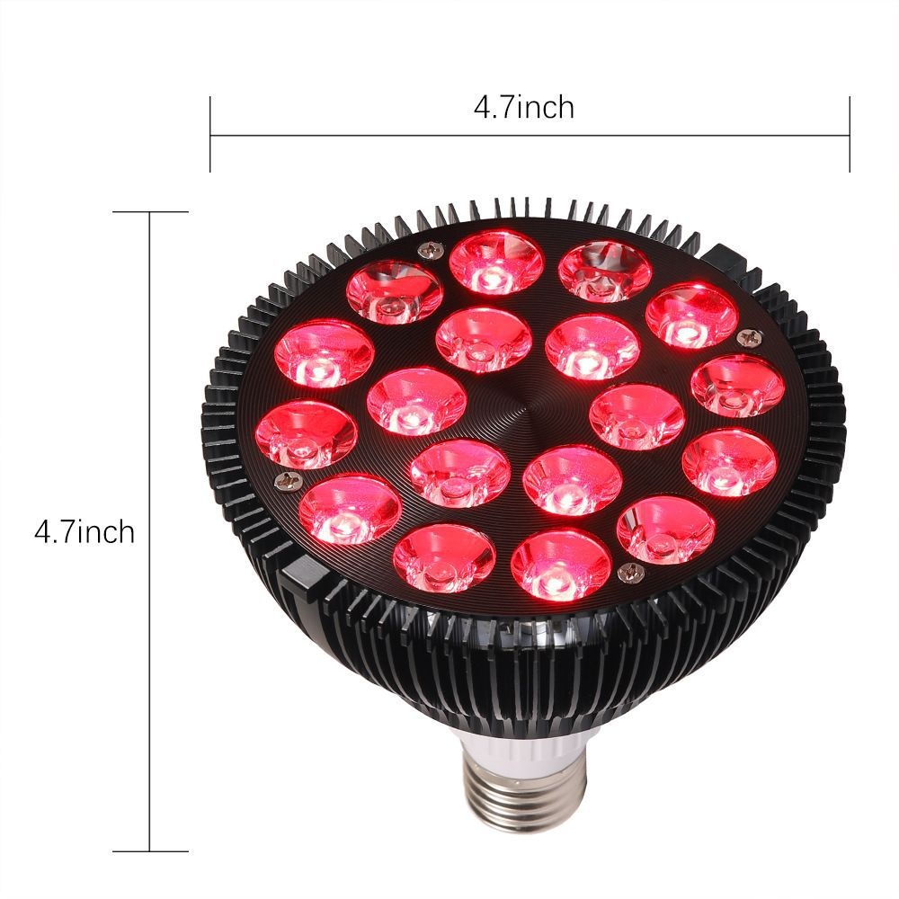 54W Red Light Therapy Bulb for Pain Relief & Skin