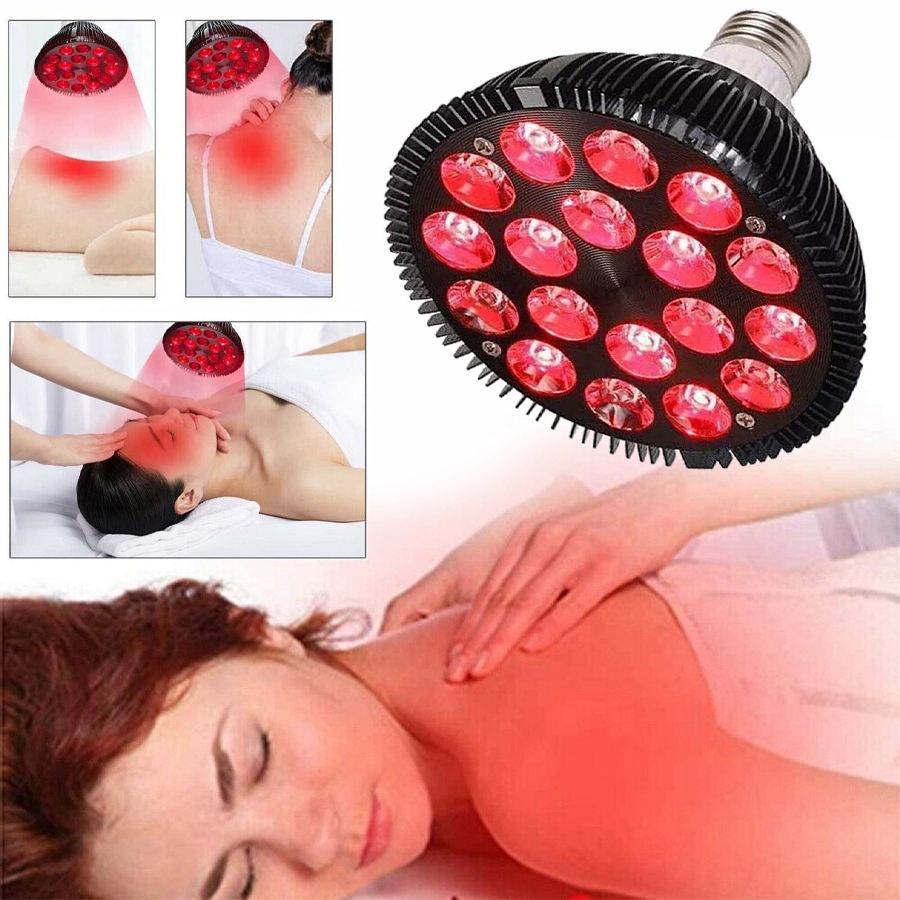 54W Red Light Therapy Bulb for Pain Relief & Skin