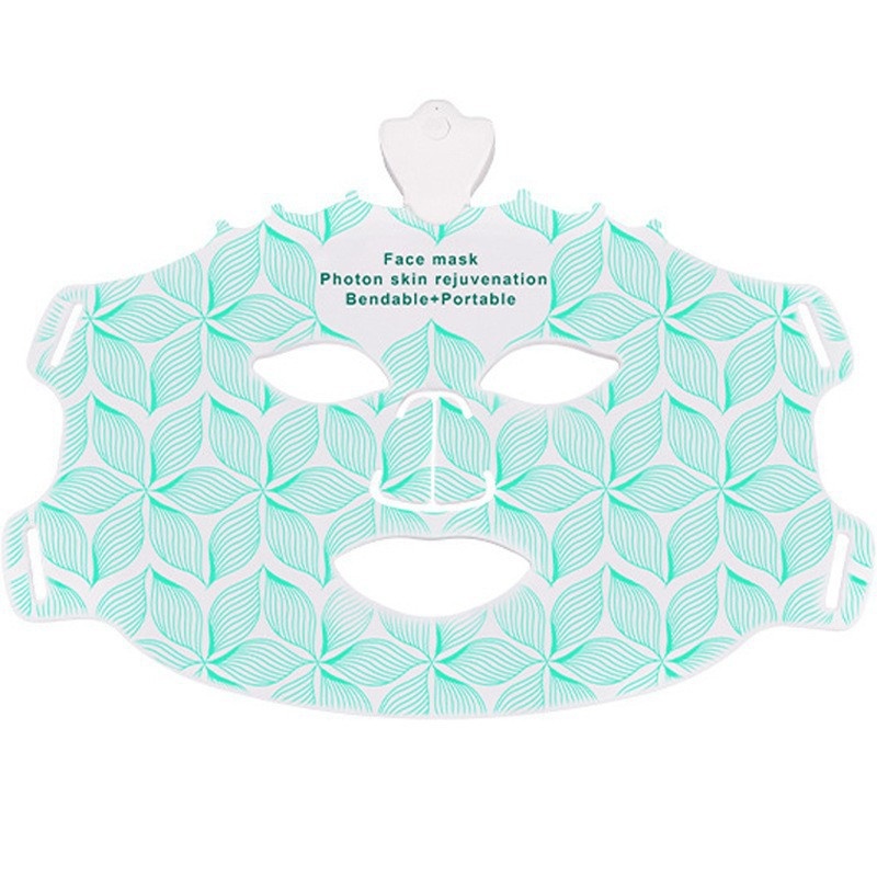 Mascarilla facial de rejuvenecimiento con fotones LED de 7 colores - Flexible y portátil
