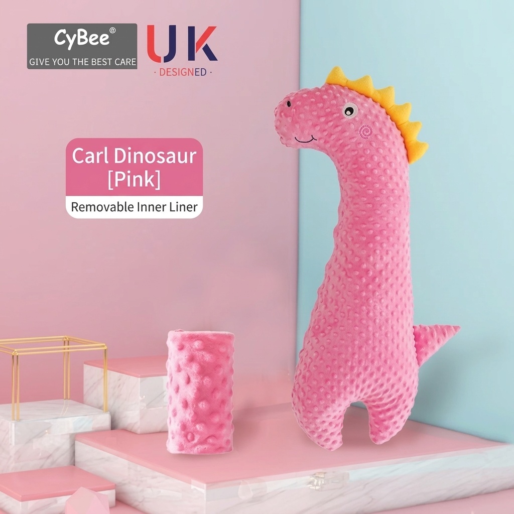Almohada relajante para bebés con forma de ganso, cojín antiflatulencia para bebés durante el tiempo boca abajo con correa de sujeción, funda extraíble y lavable.