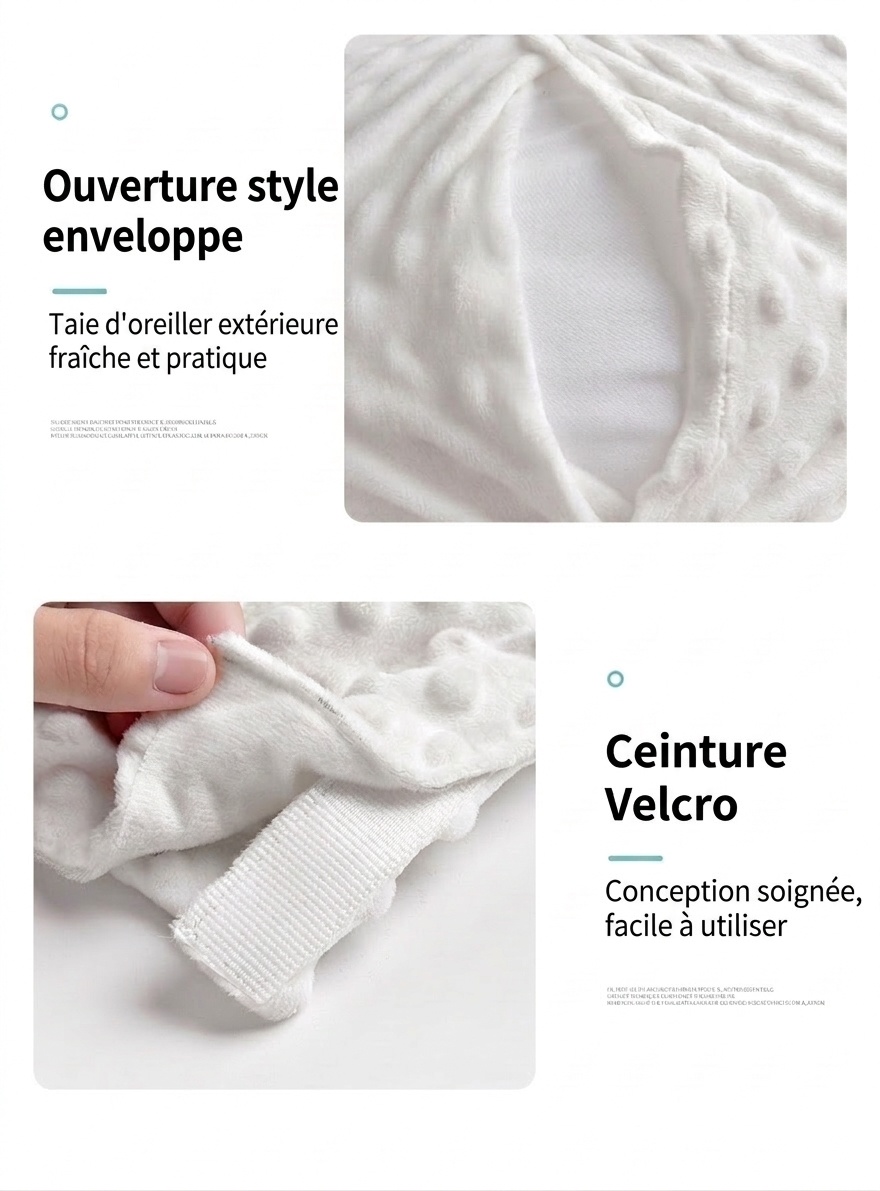 Coussin apaisant pour bébé en forme d'oie, coussin anti-flatulences pour bébé, idéal pour les moments passés sur le ventre, avec sangle de fixation et housse amovible et lavable.
