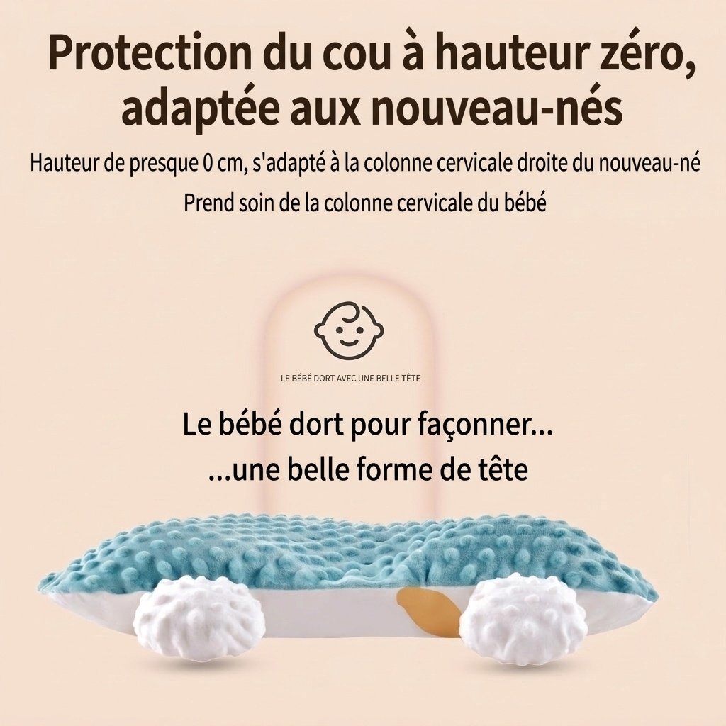 Coussin de positionnement de la tête pour nouveau-né, transat anti-sursaut avec accoudoirs apaisants et housse lavable