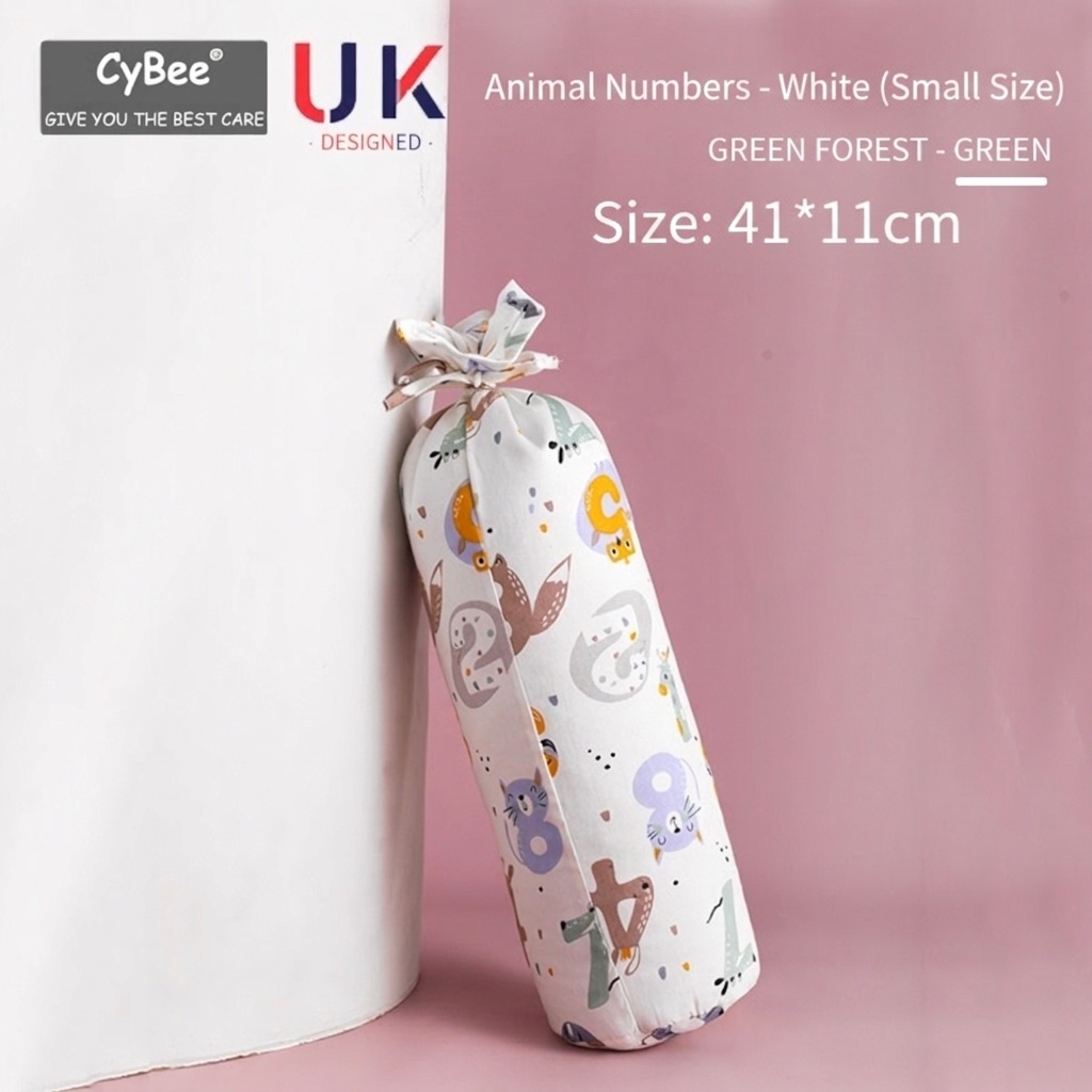 Almohada para bebés que duermen de lado, posicionador ajustable para bebés que evita que el bebé ruede, con relleno de trigo sarraceno natural y funda de algodón.