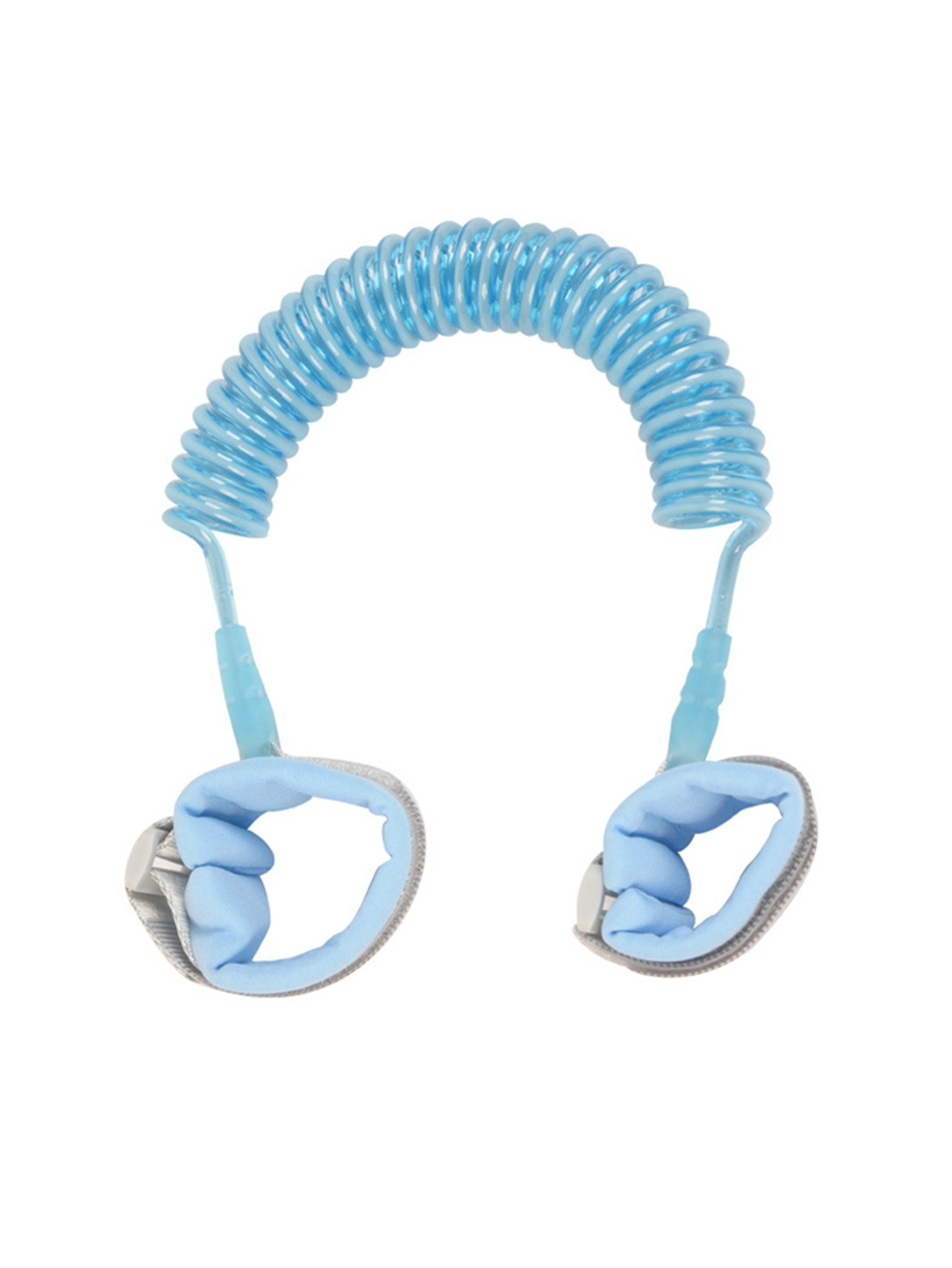 Correa de seguridad antipérdida para niños pequeños, pulsera transpirable con cierre y alambre de acero elástico en espiral para la seguridad infantil.