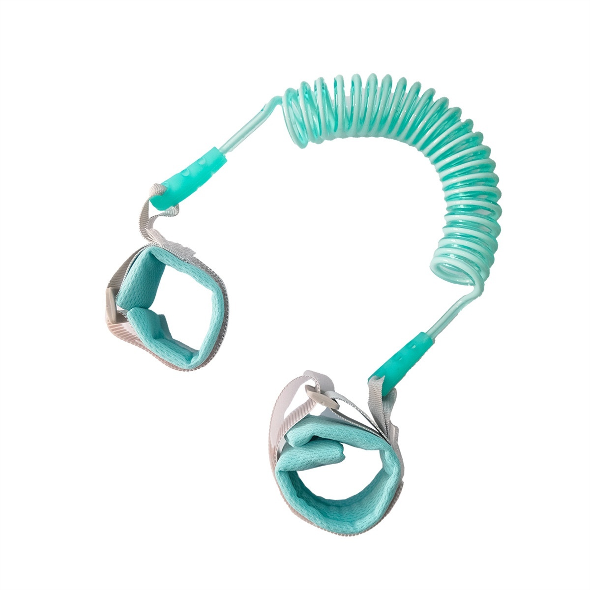Correa de seguridad antipérdida para niños pequeños, pulsera transpirable con cierre y alambre de acero elástico en espiral para la seguridad infantil.