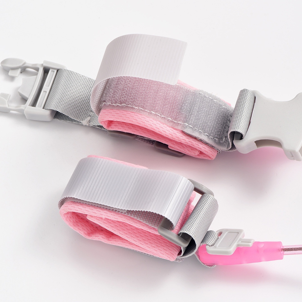 Correa de seguridad antipérdida para niños pequeños, pulsera transpirable con cierre y alambre de acero elástico en espiral para la seguridad infantil.