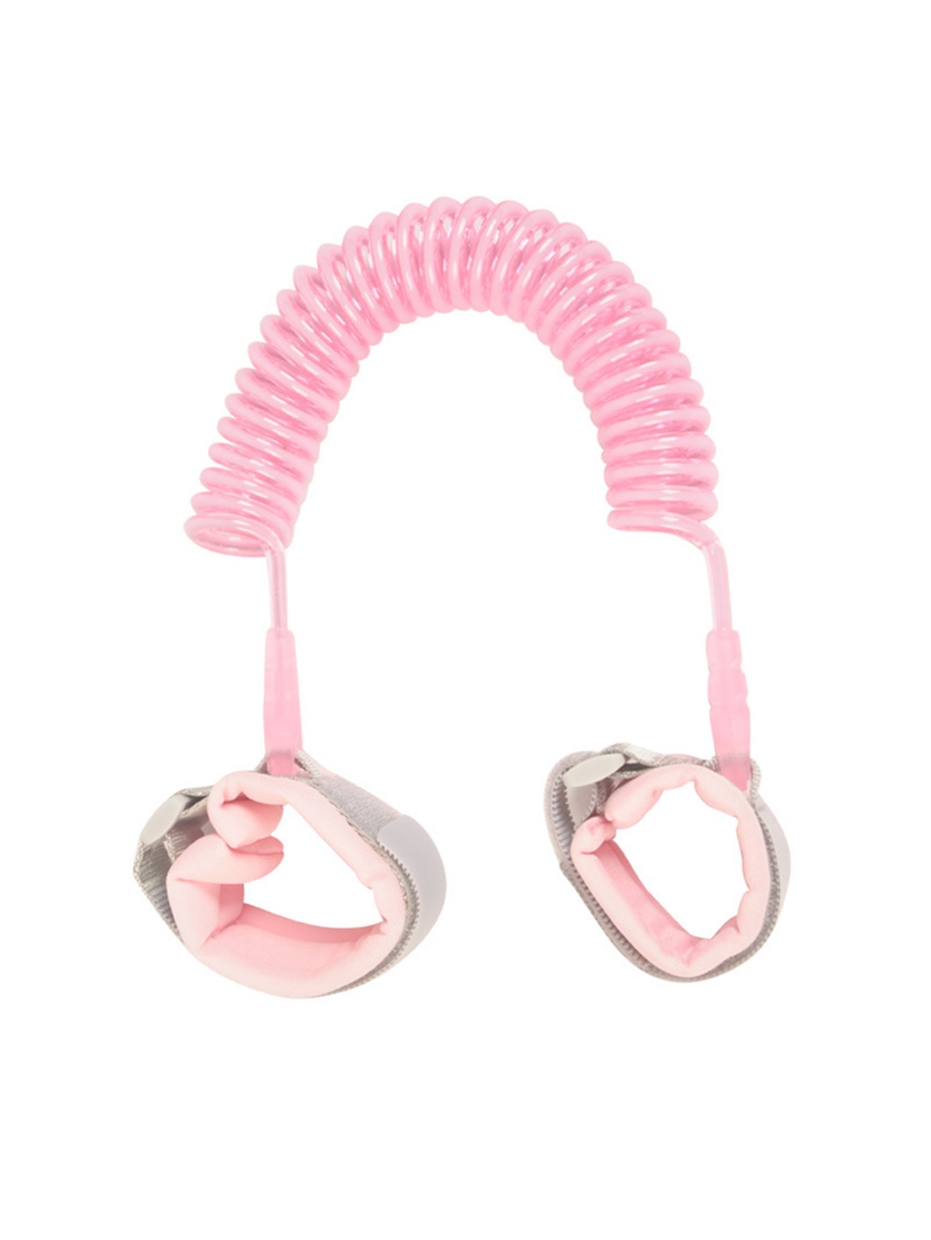 Correa de seguridad antipérdida para niños pequeños, pulsera transpirable con cierre y alambre de acero elástico en espiral para la seguridad infantil.