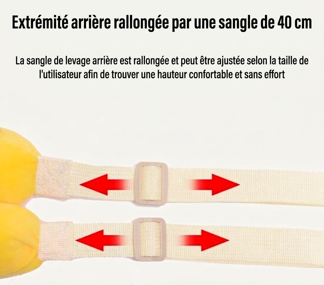 Harnais de marche pour bébé, trotteur portatif et respirant avec sangles de sécurité réglables pour les tout-petits apprenant à marcher.
