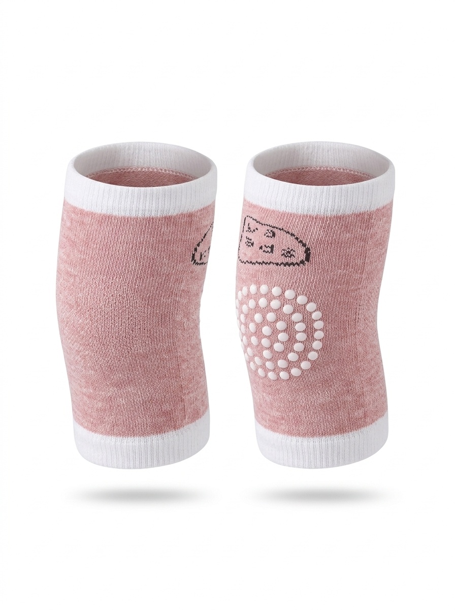 Rodilleras para bebés que gatean, protectores de rodilla elásticos y transpirables con agarre de silicona antideslizante para bebés que gatean y caminan.