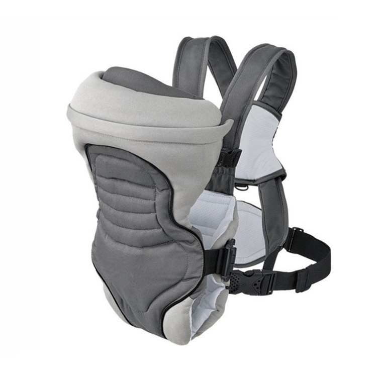 Ergonomic Baby Carrier Wrap Sling, Adjustable Newborn to Toddler Front and Back Carrier with Padded Straps and Breathable Mesh