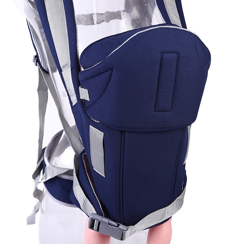 Ergonomic Baby Carrier for Newborns to Toddlers, 4-in-1 Hands-Free Breathable Infant Carrier with Adjustable Waistband and Padded Straps