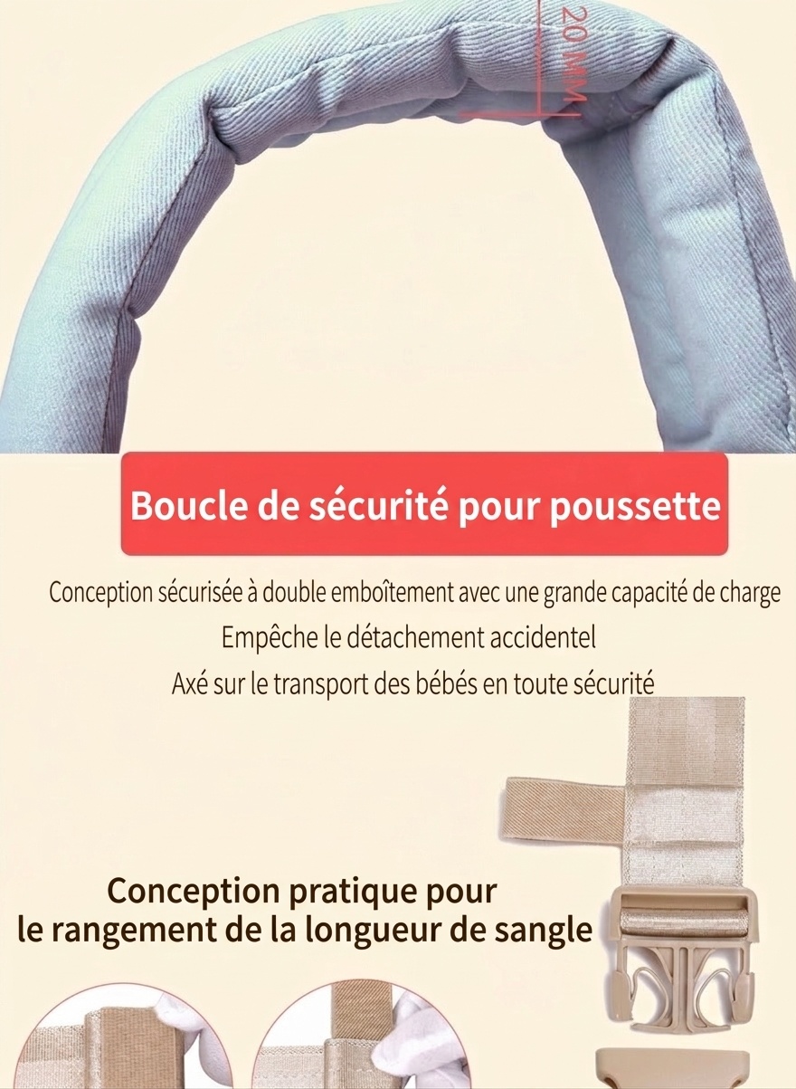 Porte-bébé ergonomique avec assise amovible, porte-bébé multi-positions avec soutien lombaire et poches de rangement pour les bébés de 0 à 36 mois