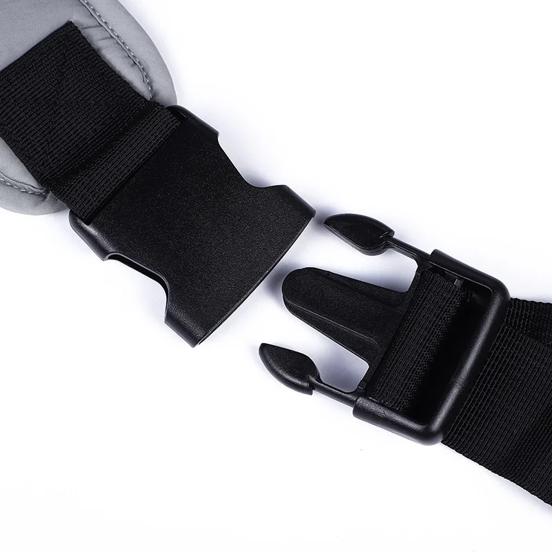 Adjustable Baby Carrier Sling Wrap, Ergonomic Hands-Free Infant Kangaroo Carrier with Padded Shoulder Straps and Support Waistband